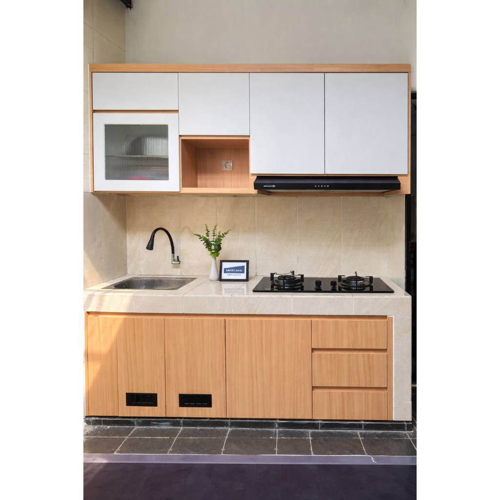 Kitchen Set Custom Modern Minimalis Japandi | Wardrobe | Backdrop Tv Sidoarjo