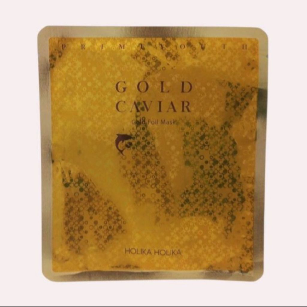 Holika Holika Prime Youth Caviar Foil Sheet Mask Masker Wajah