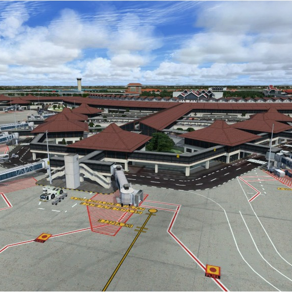 Addon - Scenery Binersim Soekarno Hatta Int Airport (WIII) for P3D & FSX