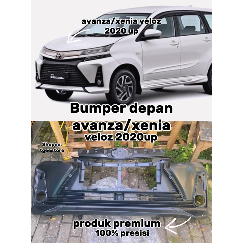 bumper depan avanza/xenia veloz 2020 up