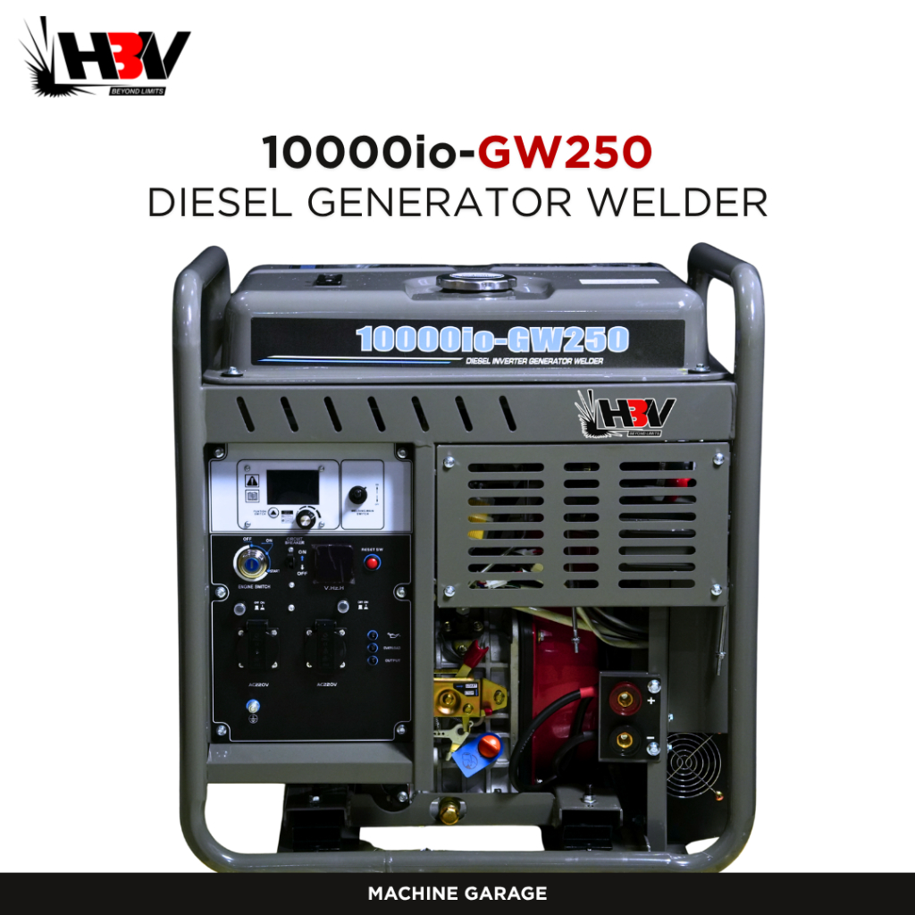 10000io-GW250 diesel generator welder HBV genset las