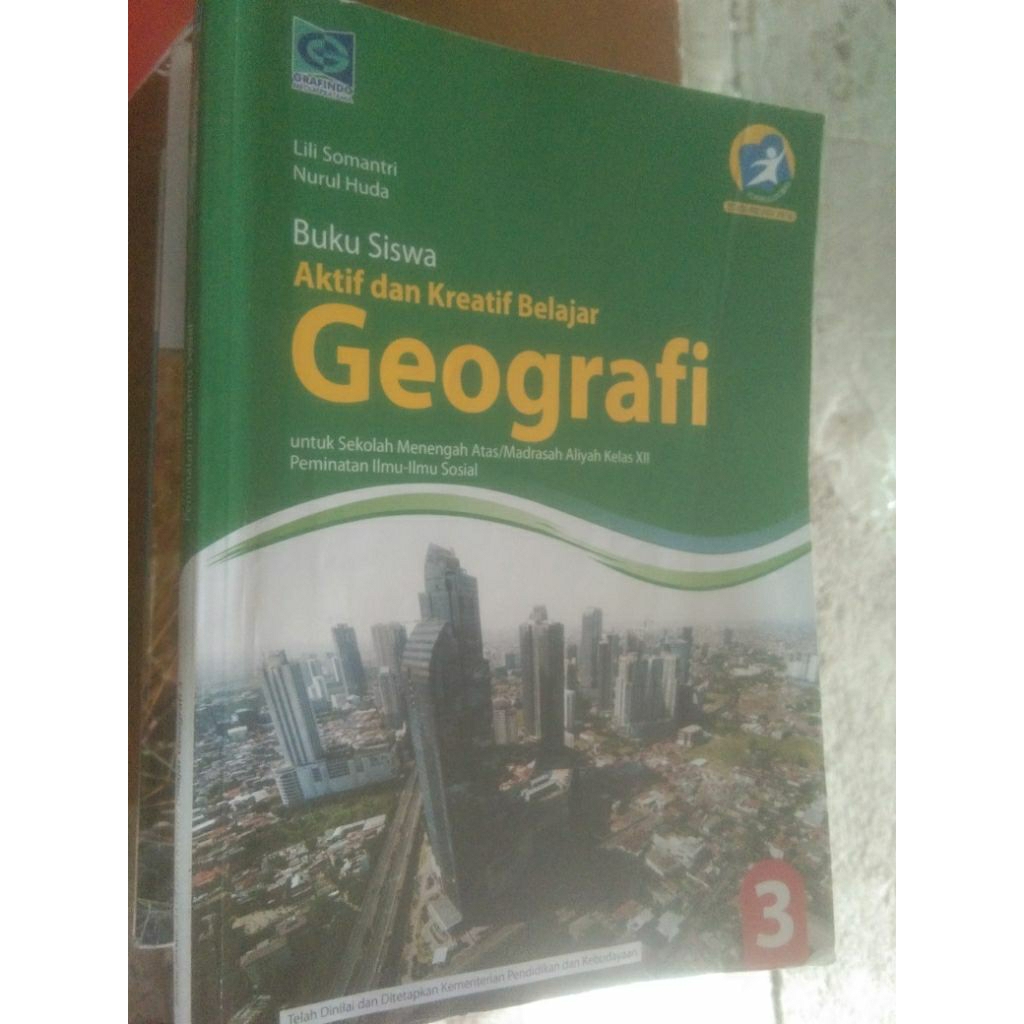 buku geografi sma kls 3 grafindo bekas