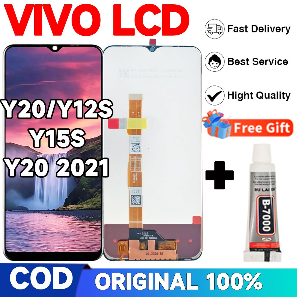LCD for VIVO Y20 Y15S Y12S Y20 2027/Y20 2021 V2043 FULLSET TOUCHSCREEN/LCD-ORIGINAL