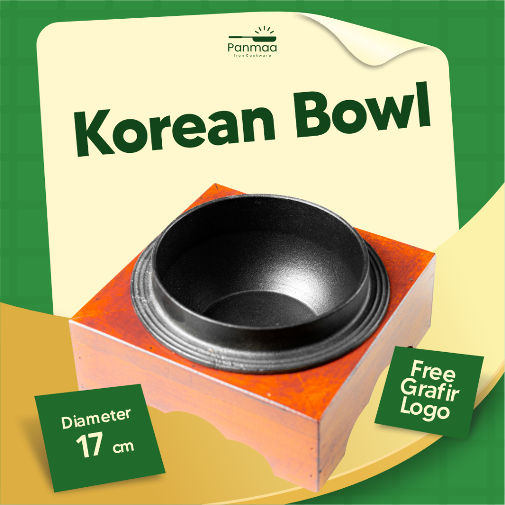 Cast Iron Korean Bowl / Claypot Ttukbaegi / Hotplate mangkok / Bibimbap