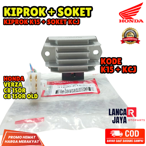KIPROK HONDA K15 + SOKET HONDA KCJ | HONDA VERZA, CB 150R, CB 150R OLD ORIGINAL