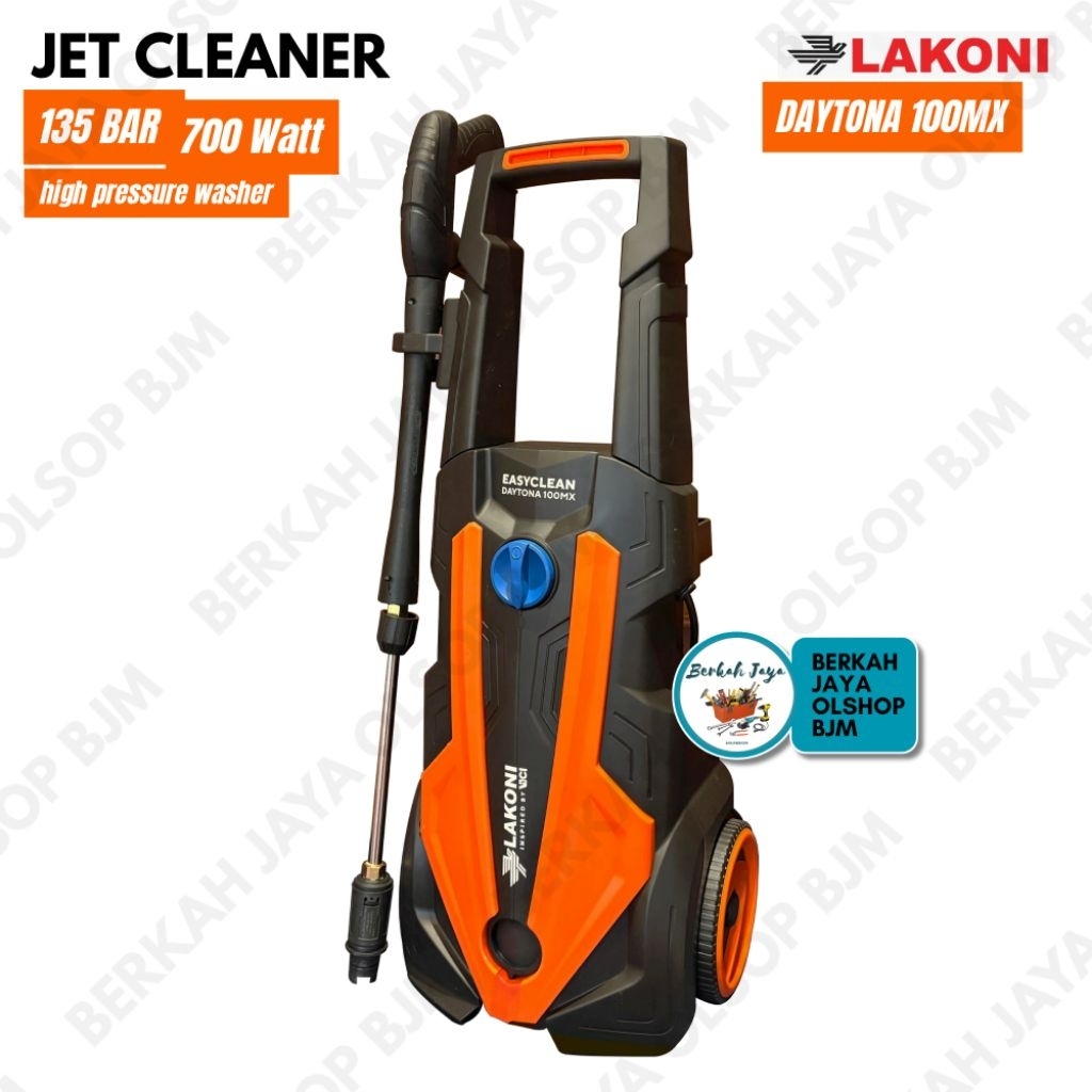 JET CLEANER LAKONI 100MX 700watt 135Bar | Jet Cleaner High Pressure Washer | Mesin Alat Steam Cuci M