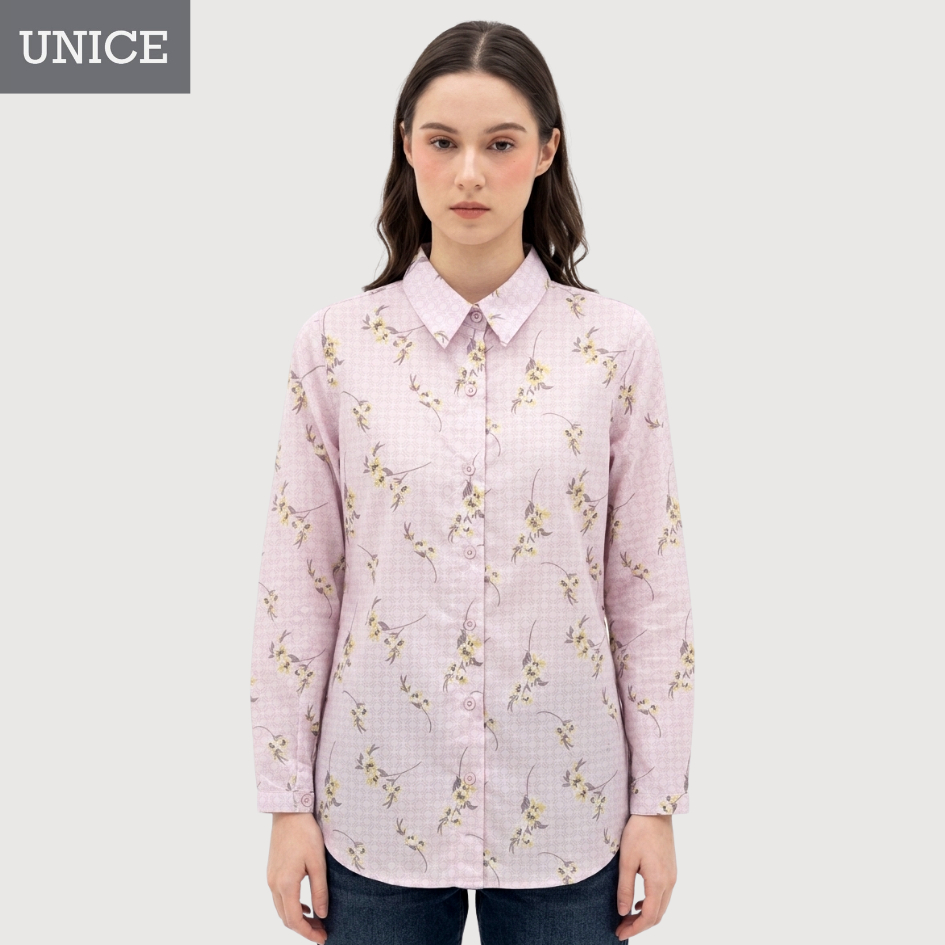 UNICE - Rosy Garden Shirt (UNS - 1132) - Kemeja Wanita