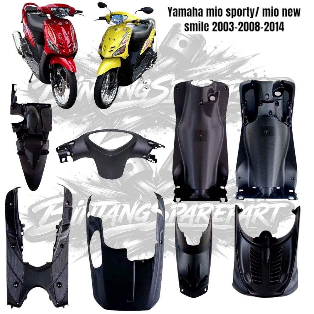 Body Speda Motor Yamaha Mio Sporty 5 TL Tahun 2003-2008 / Cover Body Kasar Yamaha Mio Sporty Merek N