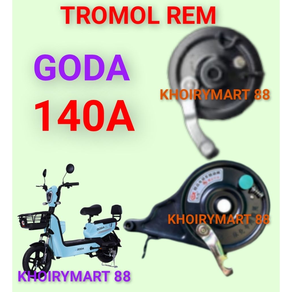 tromol rem goda 140A rumah kampas rem sepeda listrik goda 140A