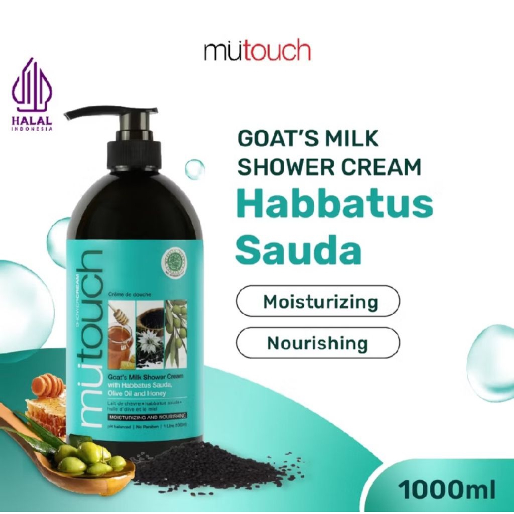Mutouch Goat's Milk Shower Cream(SABUN MANDI)