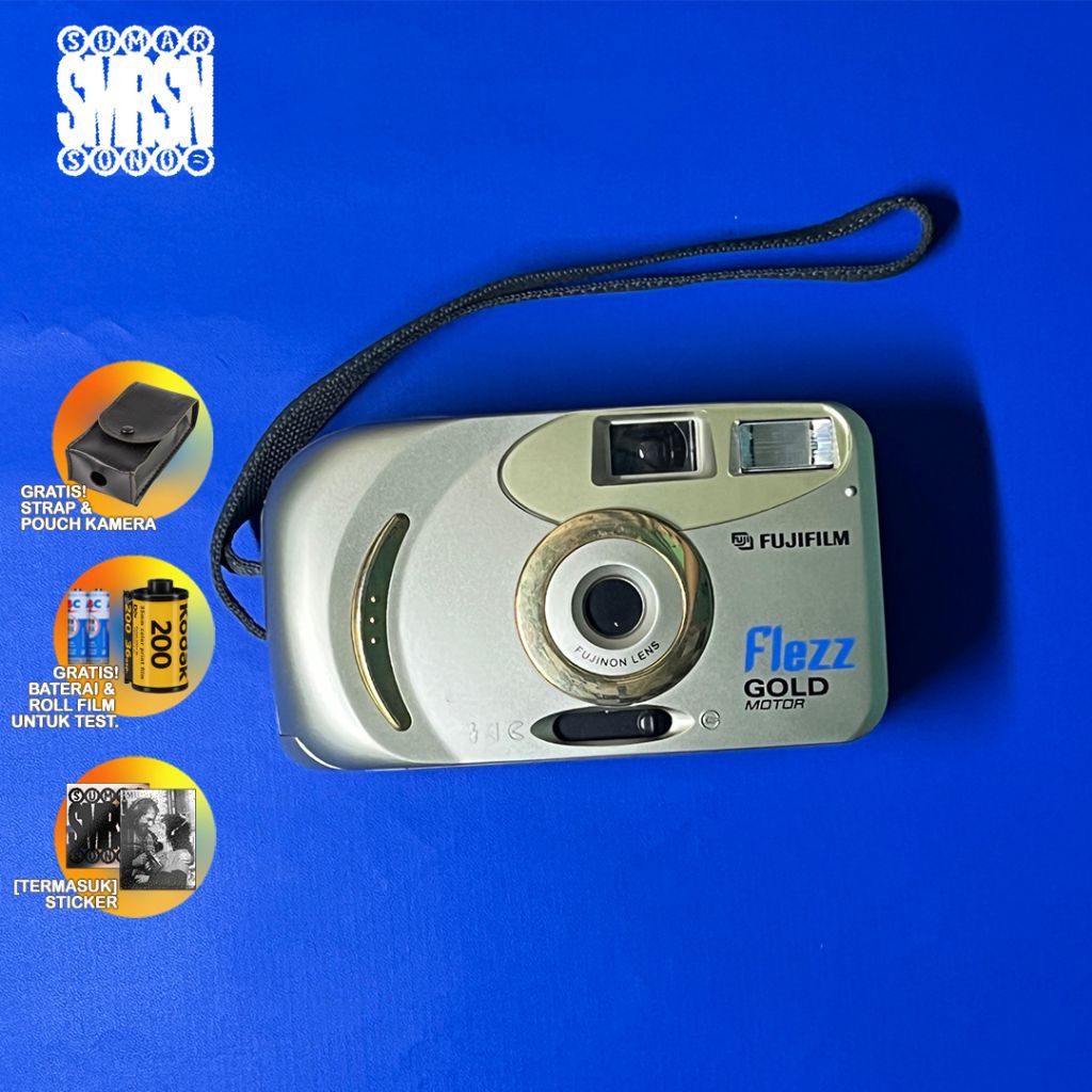 Kamera Analog Point & Shoot Fujifilm Flezz Gold Series