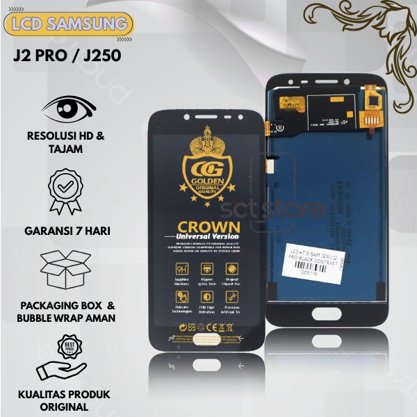 LCD SAMSUNG J2 PRO / TOUCHSCREEN SAMSUNG J2 PRO / J250 ORIGINAL COMPLETE FULLSET CONTRAS