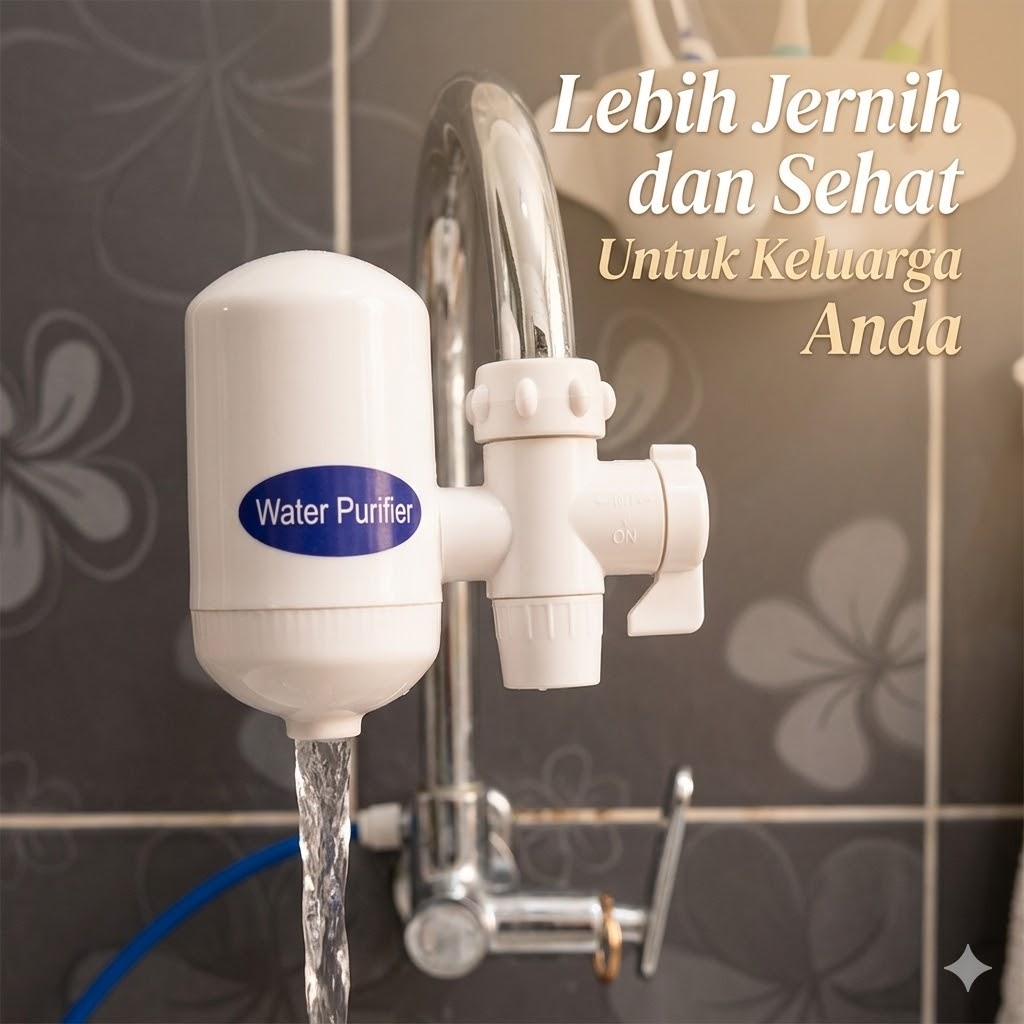 Filter Penyaring Air Sumur Bor Saringan Air Kran Penyaring Penjernih Air Minum Keran Keruh Kotor SWS