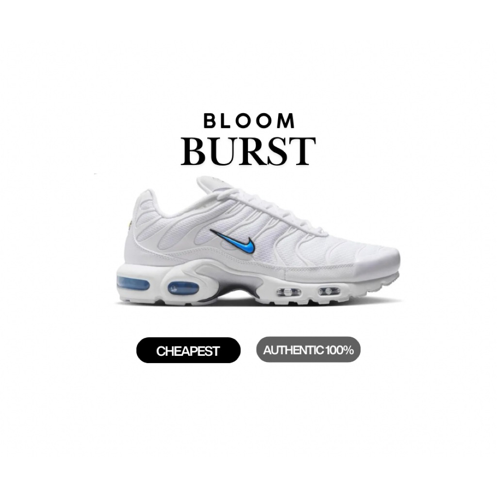 Nike Air Max TN Plus White Blue Crystal