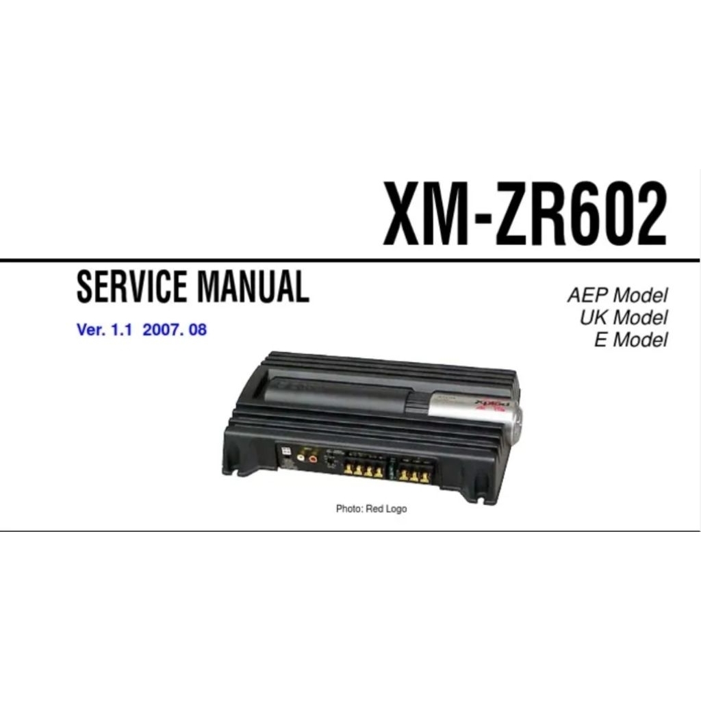 Power 2ch SONY XPLOD XM-ZR602 Original