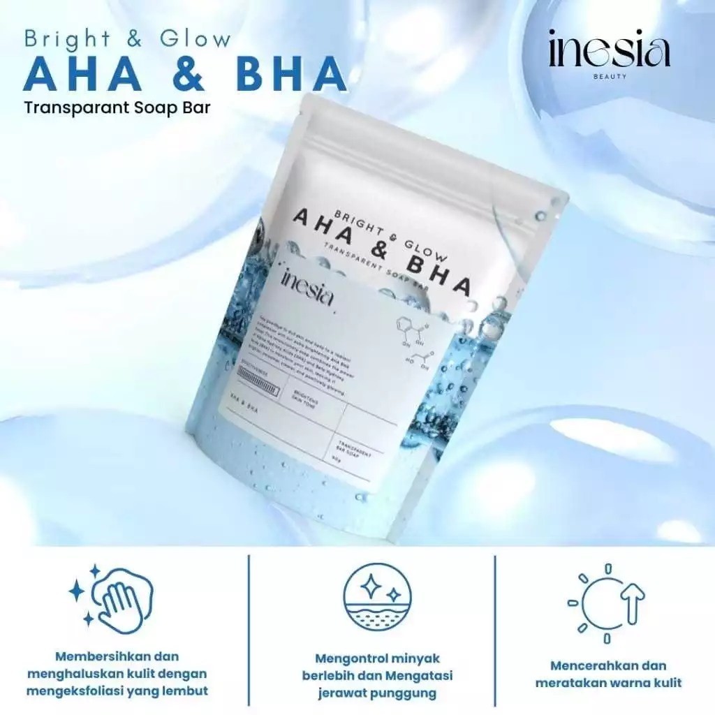 Inesia Sabun batang  90gr | AHA BHA Anti Aging