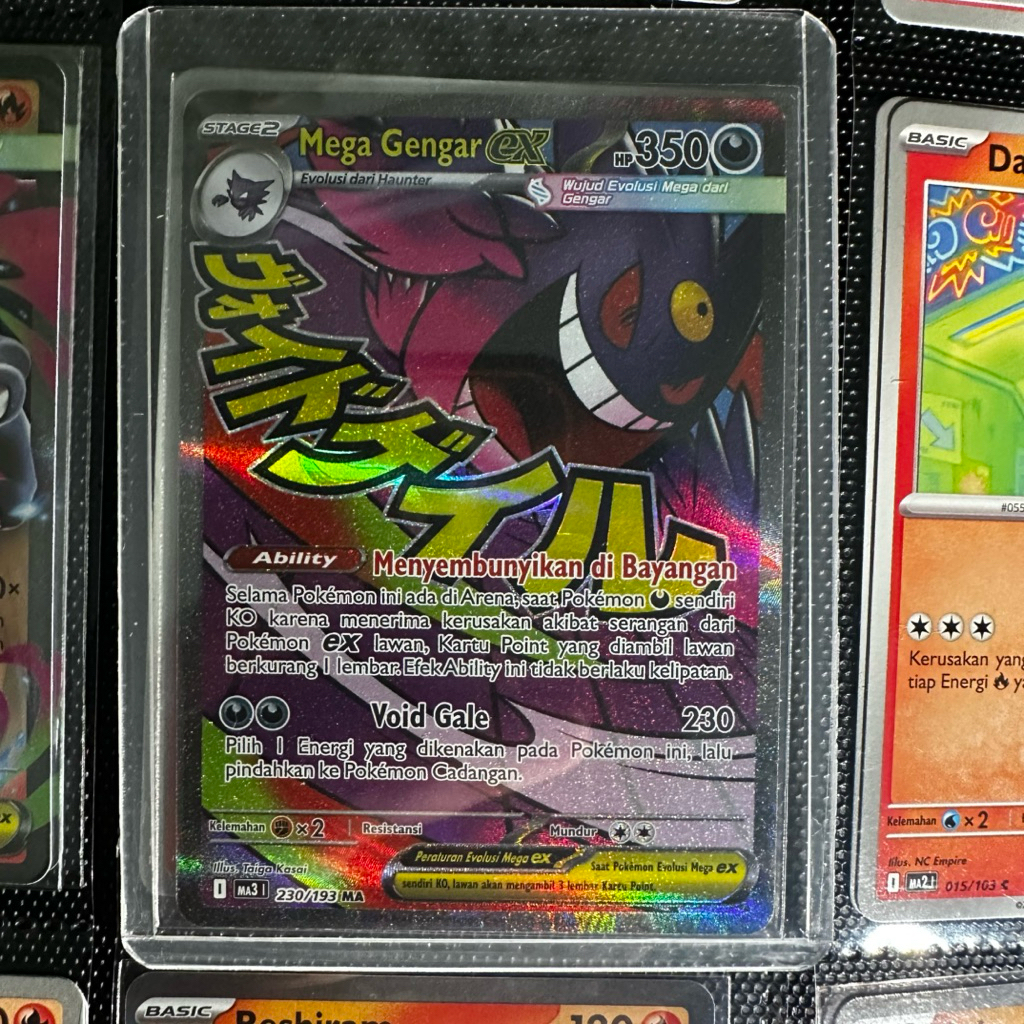 Kartu Pokemon Mega Gengar ex MA 230/193 Counter Gain SR 218/193 Dreepy AR 211/193 Yanmega ex RR 003/
