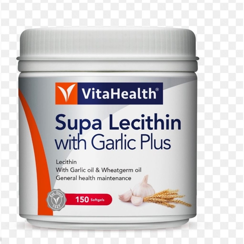 VitaHealth Supa Lecithin with Garlic Plus isi 150 softgel