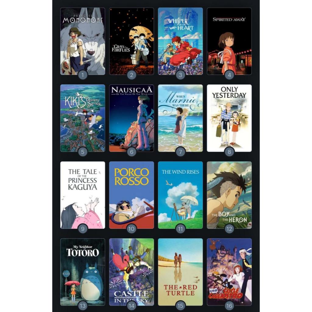 DVD Studio Ghibli Movies 1984-2014 Text Indonesia
