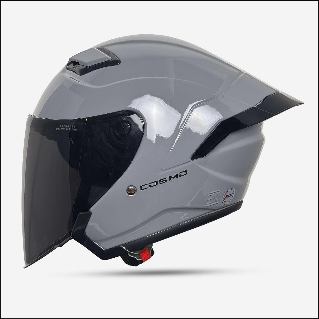 Helm GTR COSMO Putih | Helm Half Face Premium SNI Untuk Pria Dan Wanita Dewasa SNI