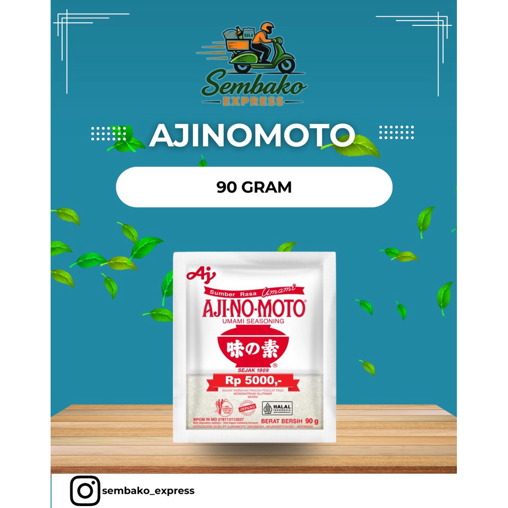 AJINOMOTO 90 GRAM - WARUNG SEMBAKO JOGJA