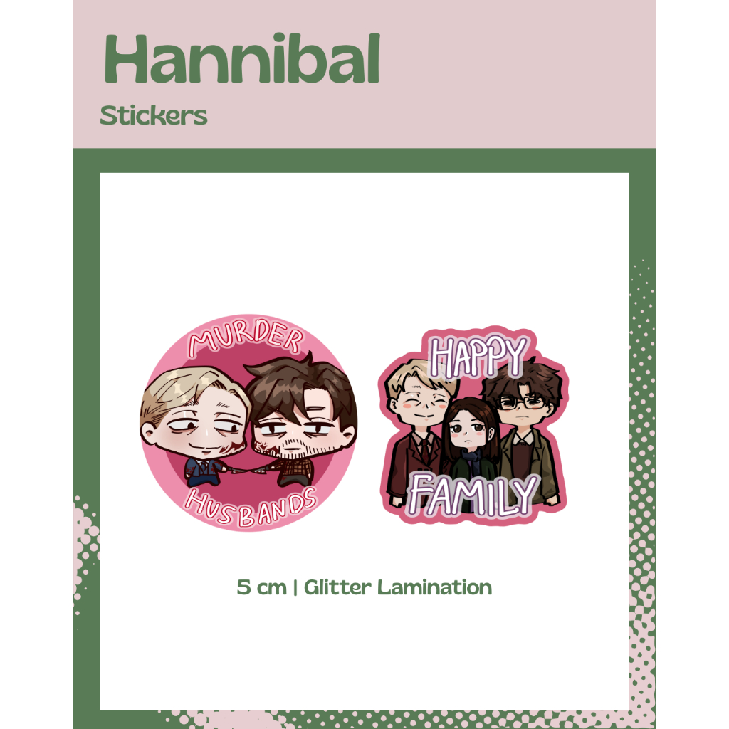 Hannibal Stickers (Original art)
