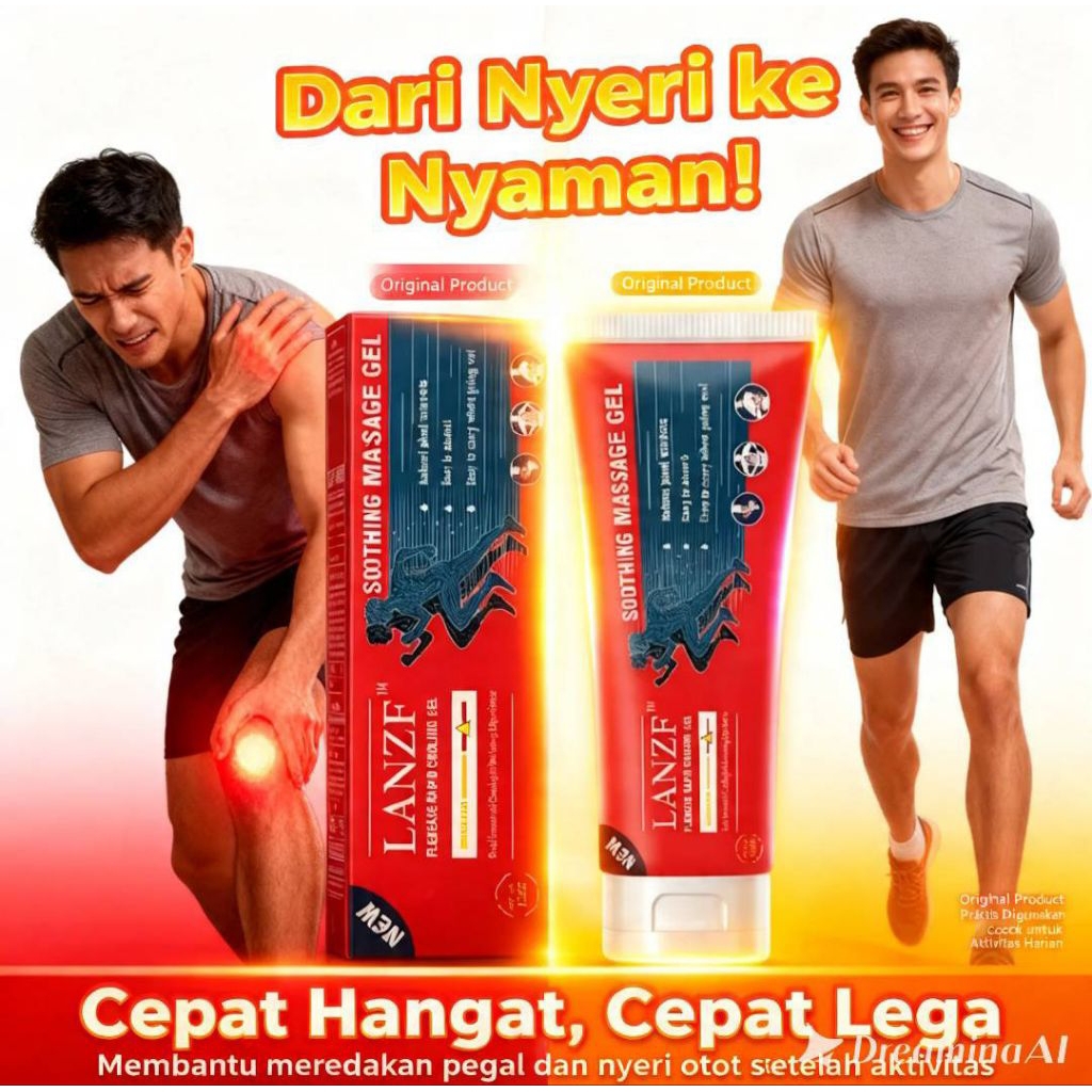 LANZF MUSCLE CREAM KRIM OTOT PEREDA KETEGANGAN RELAKSASI SETELAH AKTIVITAS HARIAN COD