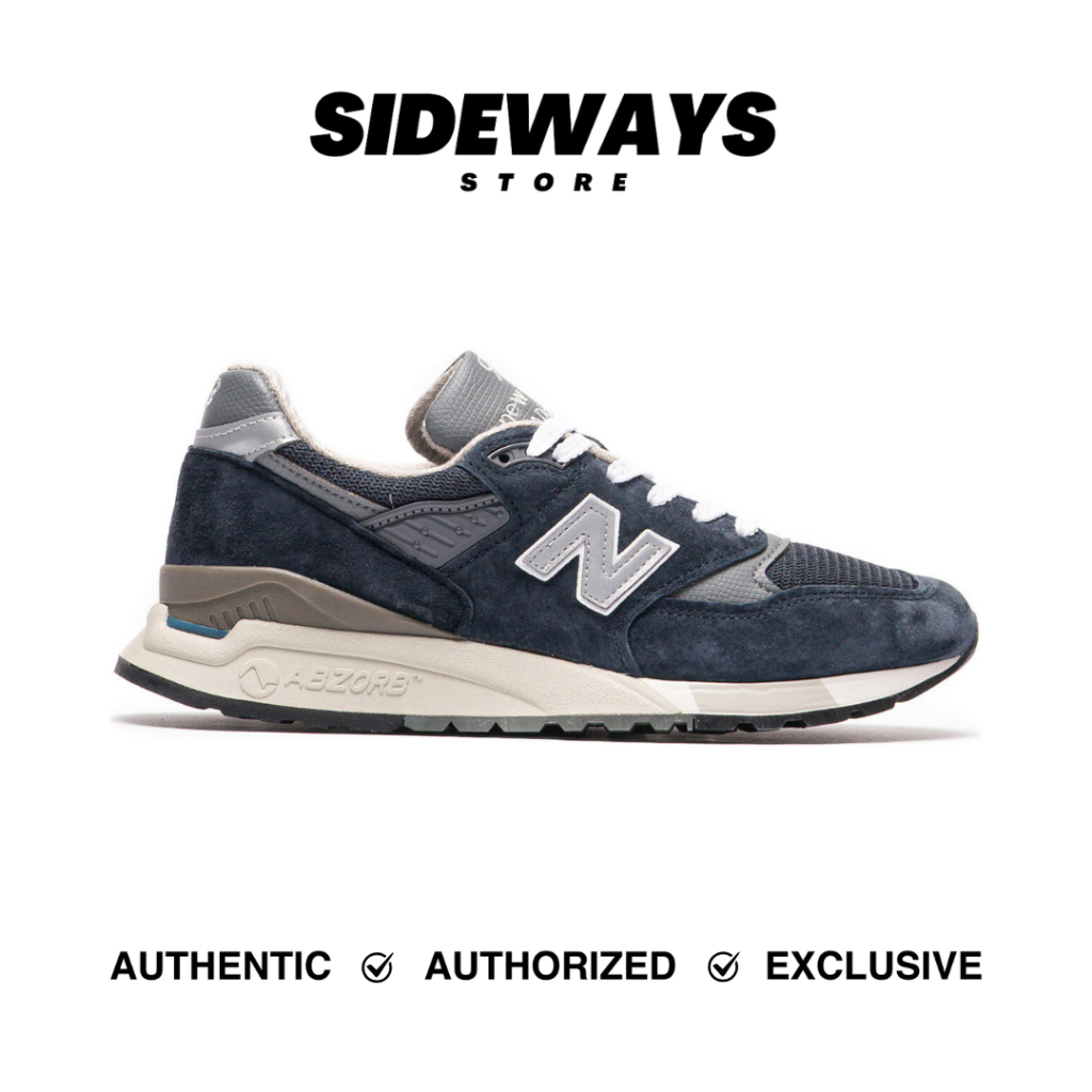 New Balance 998 Navy Grey (U998NV) - 100% Original Guarantee