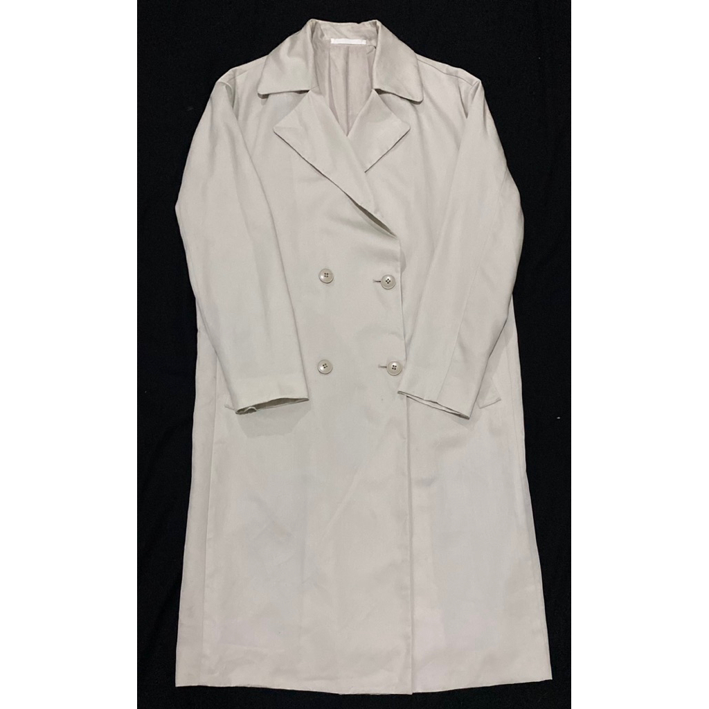 Coat Branded Uniqlo (Ivory, tag lengkap) / Coat Uniqlo / Coat Branded
