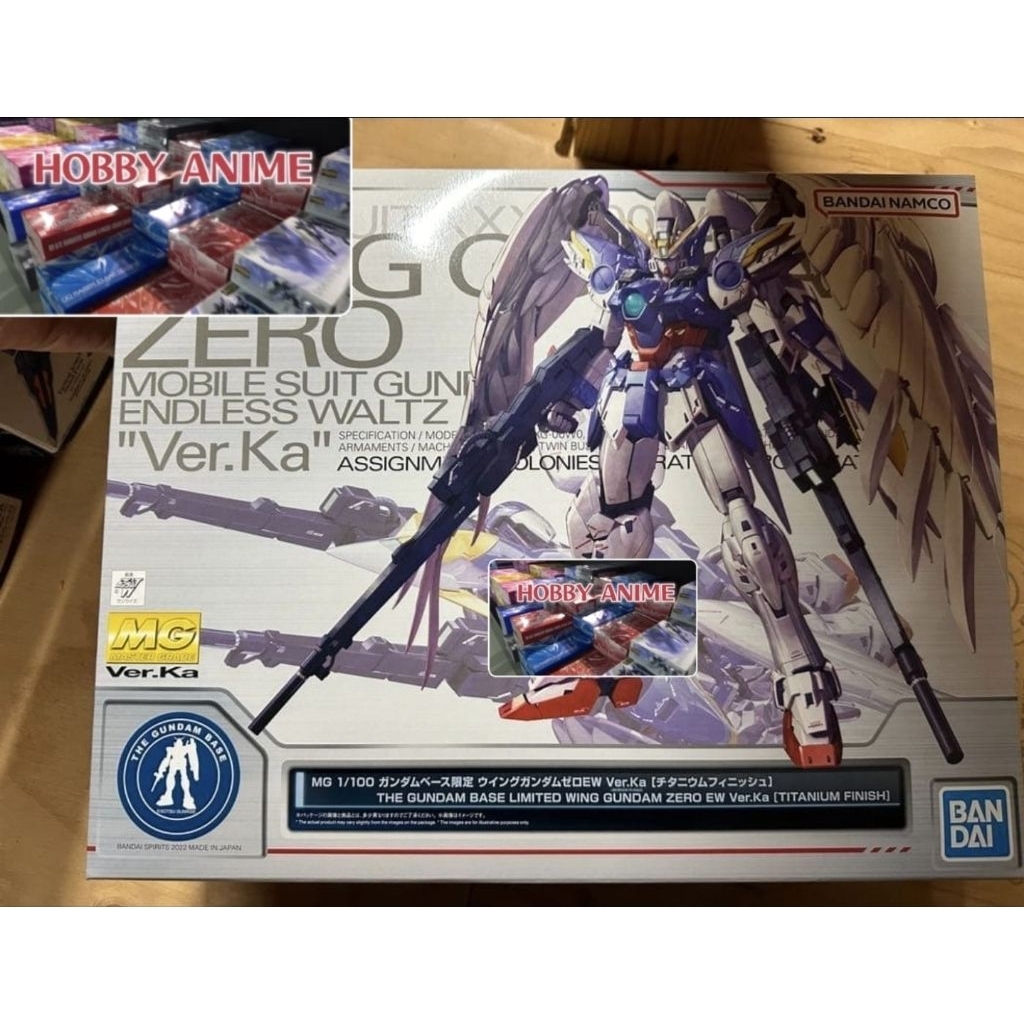 MG Wing Gundam Zero Ver Ka Titanium Finish verka Bandai EW Endless waltz TV ver version Base Limited