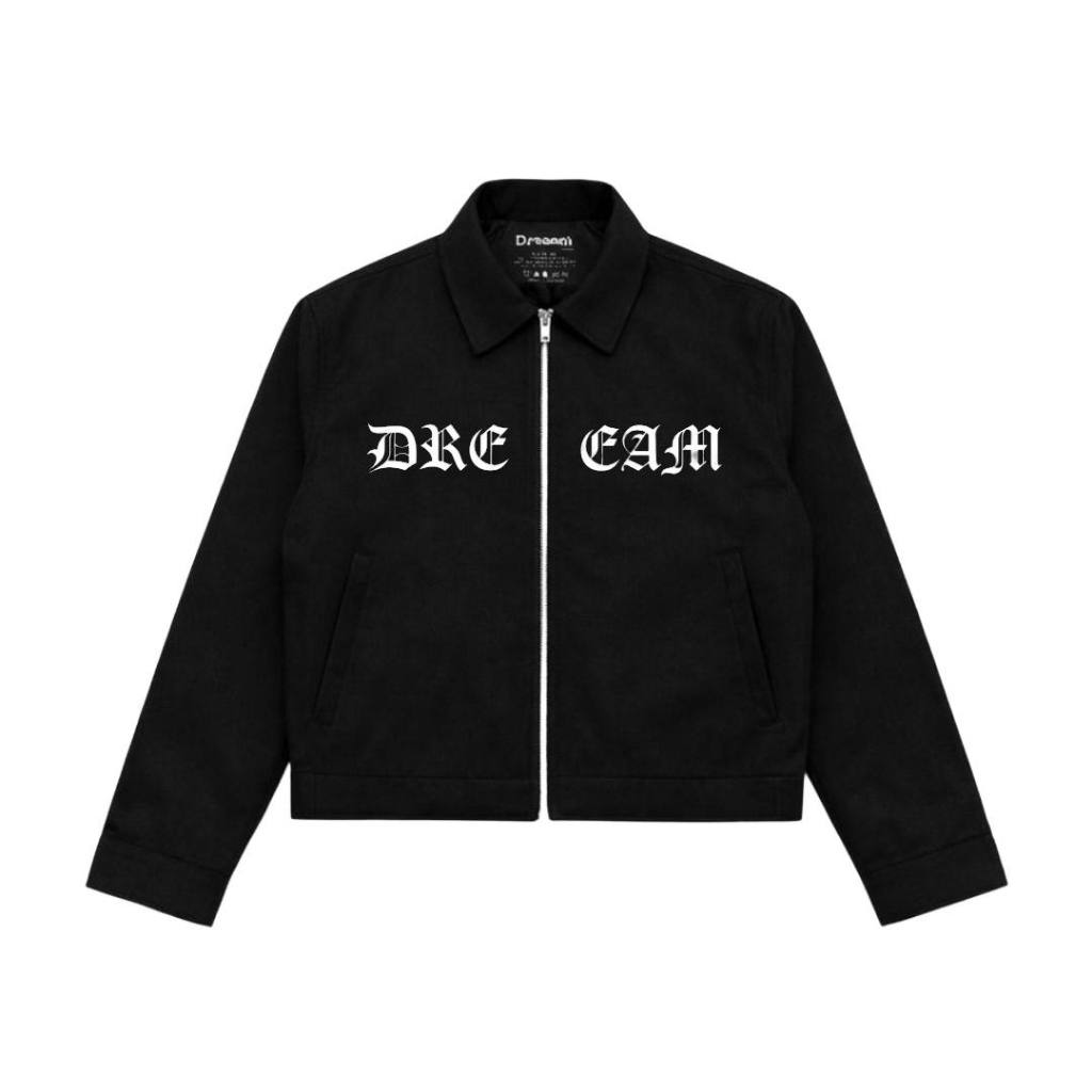 Dreeam Work Jacket Boxy Effort Jacket kerja  Hitam