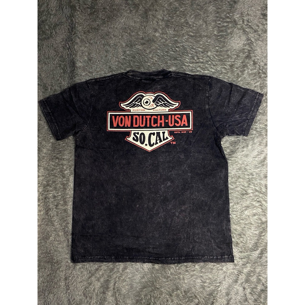 Tshirt Vondutch Washed Black S
