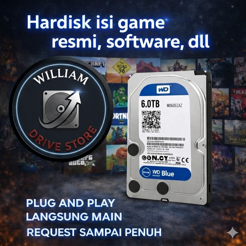 HARDISK GAME/KOSONGAN 6TB 5TB 4TB 3TB 2TB 1TB BERGARANSI 3.5” hardisk pc, hdd pc, hardisk 1tb, hardi