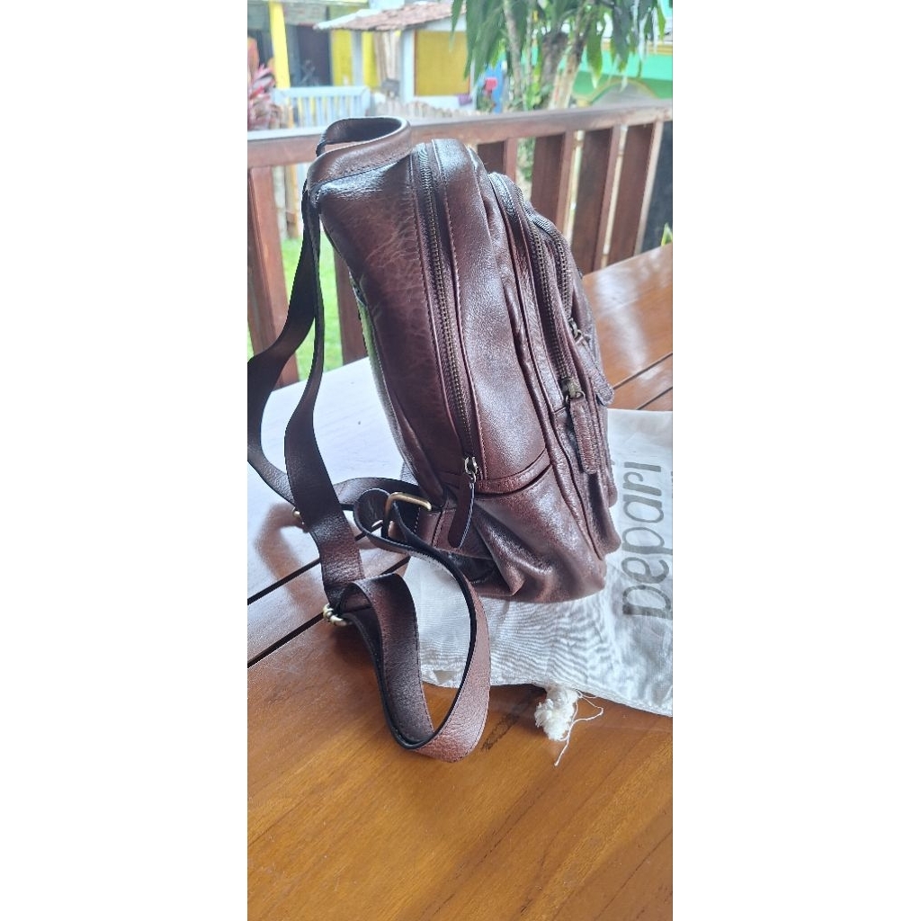 Tas Kulit Asli Ransel Pepari PL terawat Jarang Pakai