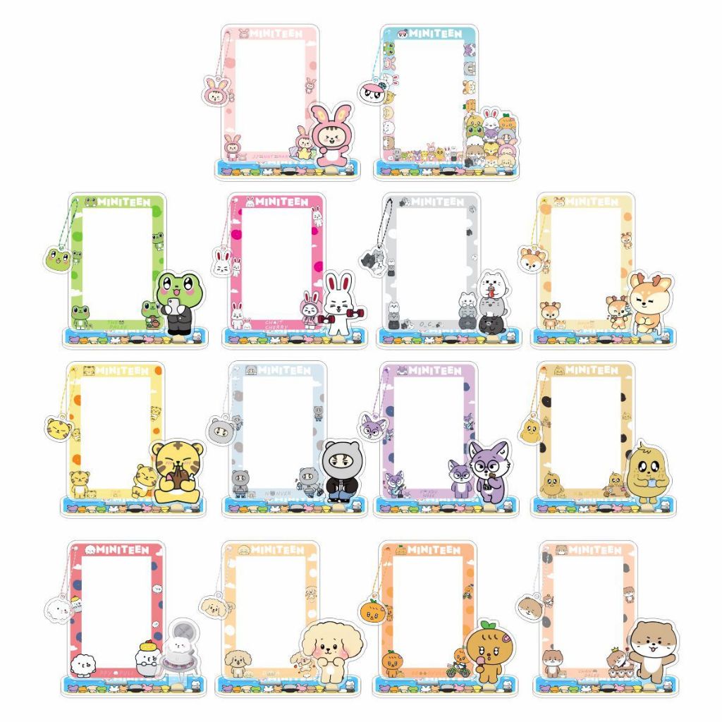 CHEOLI Photocard Holder Seventeen | Cahol Akrilik Seventeen | Sets CAHOL free gantungan STANDEE PC