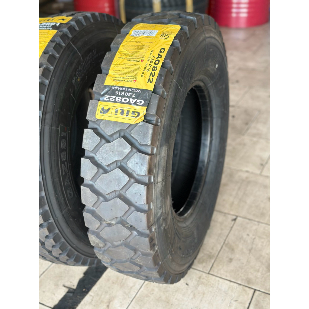 Ban truck GITI GAO822 750.16 14pr/750 16 14pr/750 R16 14pr radial full set