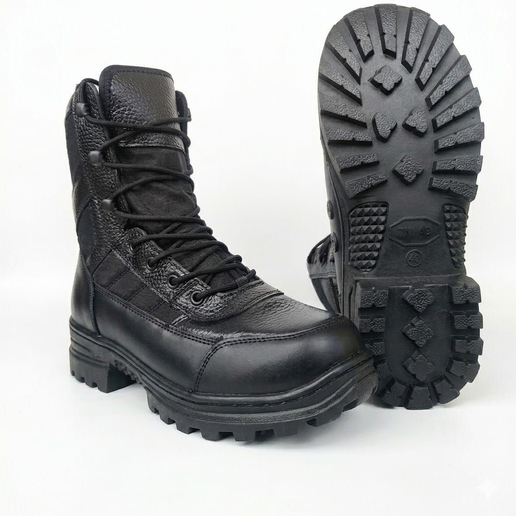 sepatu pdl TNI ad jatah terbaru / sepatu pdl kulit jeruk kasad