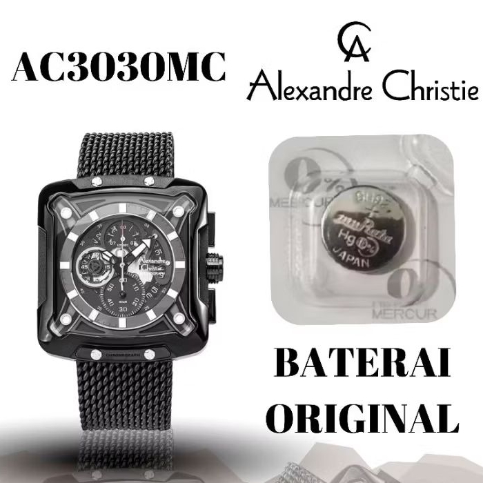 Baterai Jam Alexandre Christie Original AC3030MC