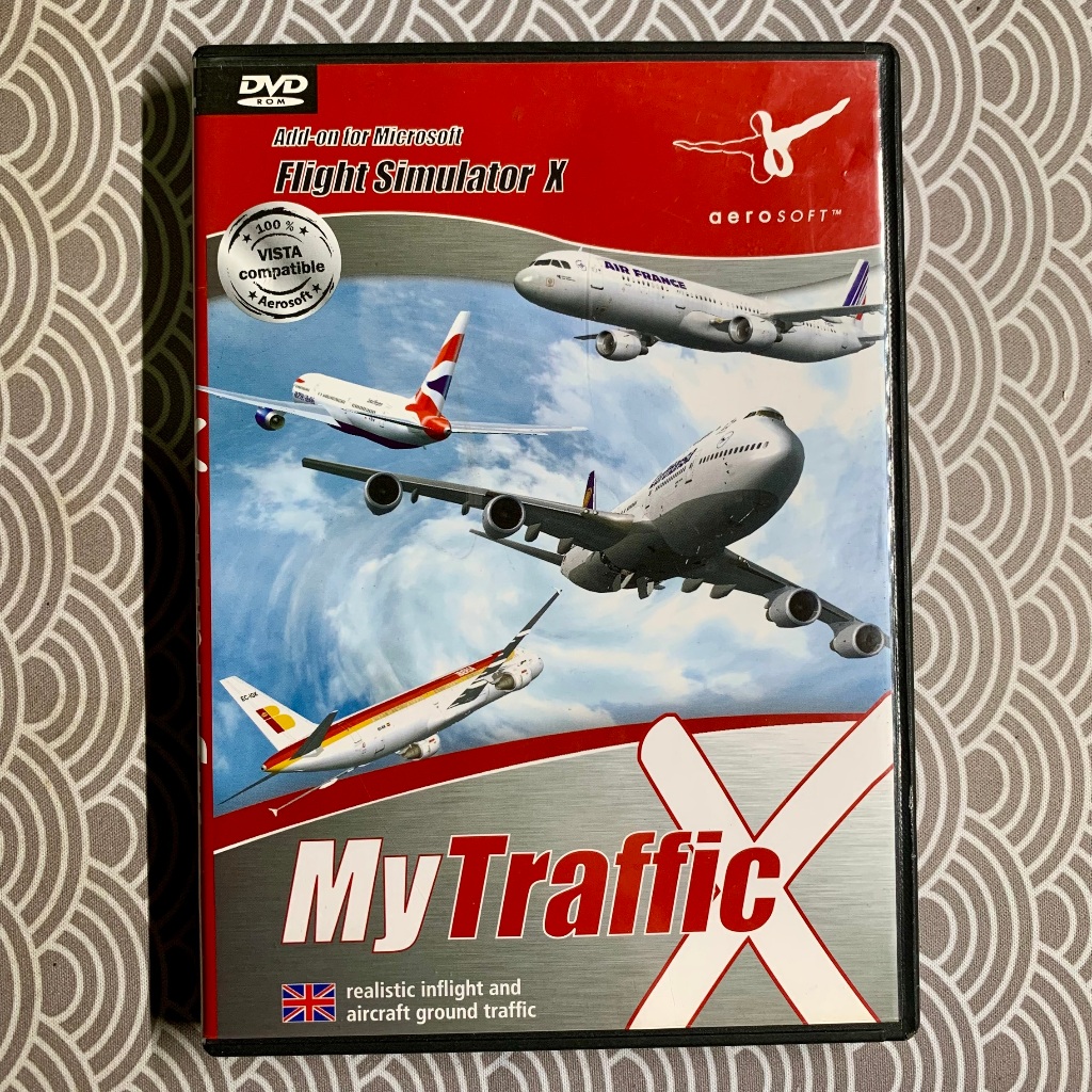 PC Game My Traffic add-on for Microsoft Flight Simulator X | KASET DVD PC CD ROM GAME ORIGINAL