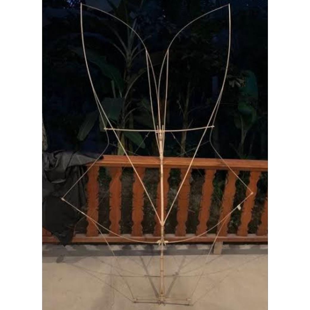 kerangka layangan bebean 2meter (rakit sendiri)
