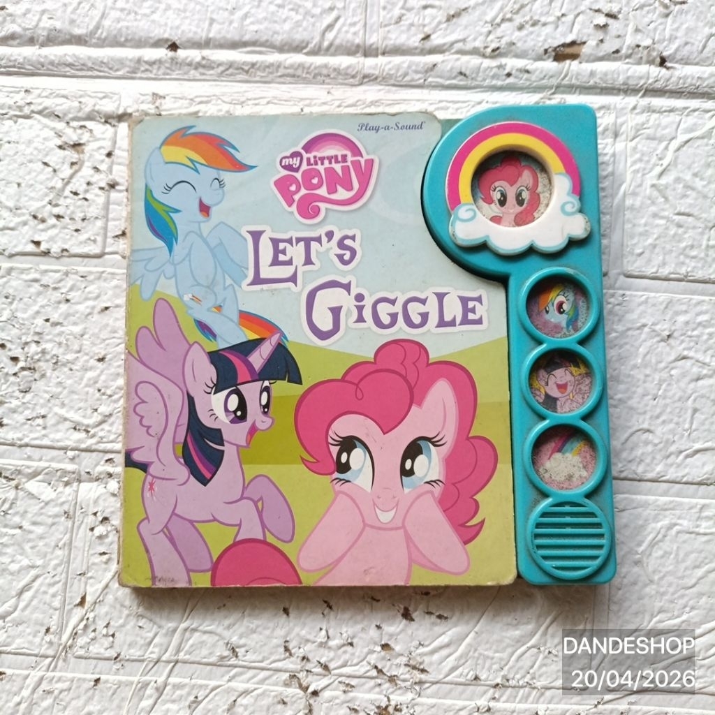 My Little Pony Let's Giggle - Buku Cerita Anak Play a Sound BAHASA INGGRIS Bekas Preloved