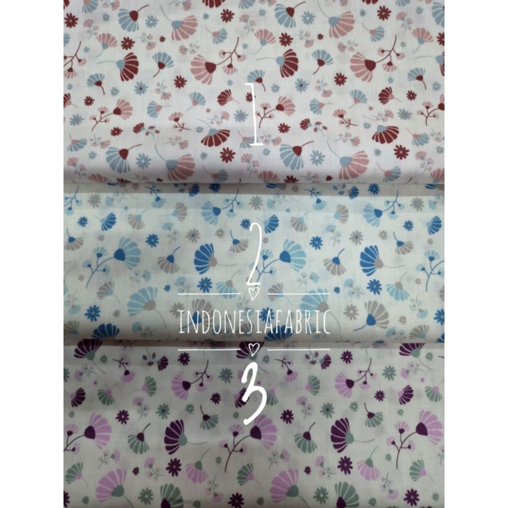 Kain Katun Jepang motif KJ516 tokai senko japan design ori bahan gamis tunik mukena daster piyama ke