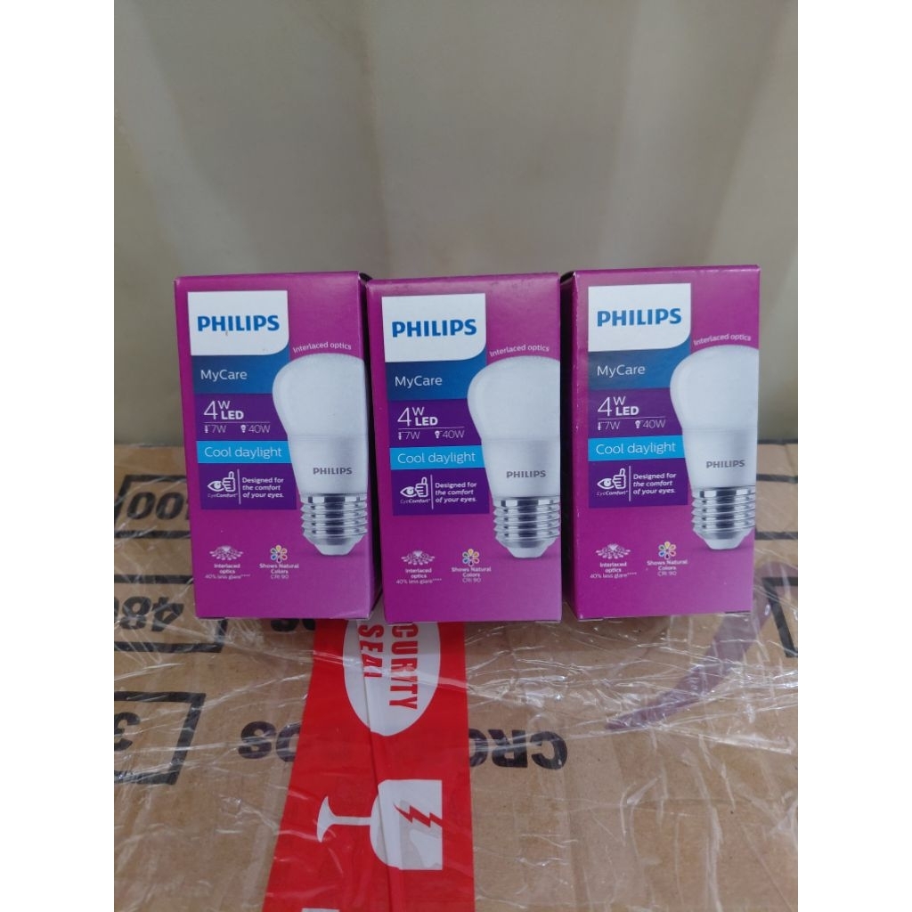 Lampu Philips LED Essential 4W hemat listrik SNI