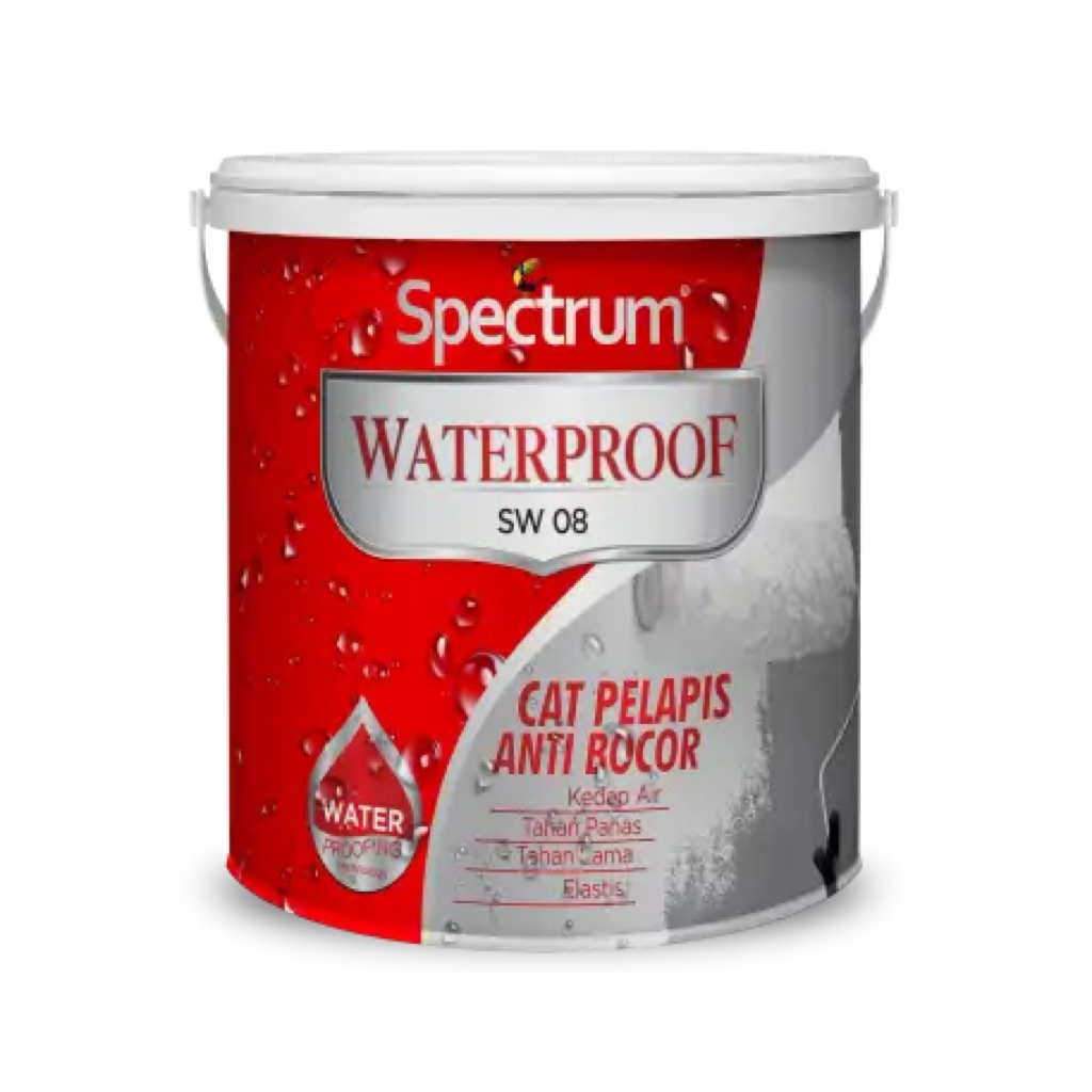 CAT PELAPIS ANTI BOCOR SPECTRUM WATERPROOF GREY/ABU4KG