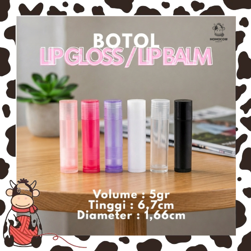 Botol Lip Gloss | Botol Lip Balm | Botol Lipstik Plastik 5gr