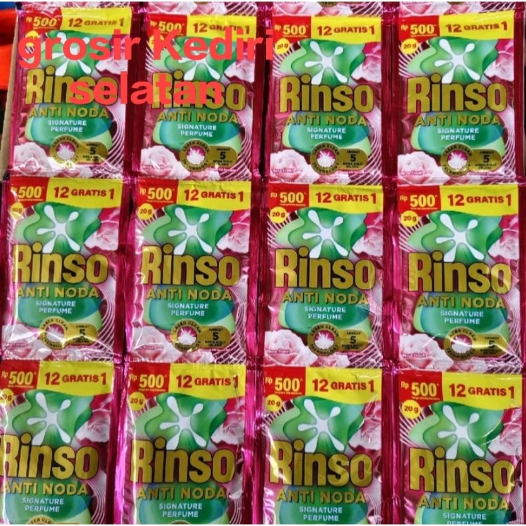 Rinso Cair 500  [ 1 dus ] garansi Harga Terbaik | Rinso Cair  Antinoda