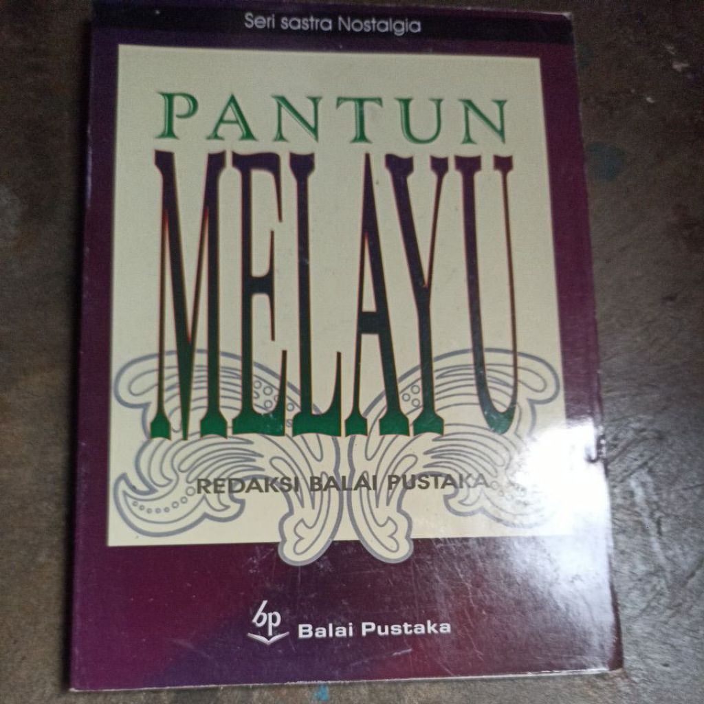 pantun melayu. balai pustaka