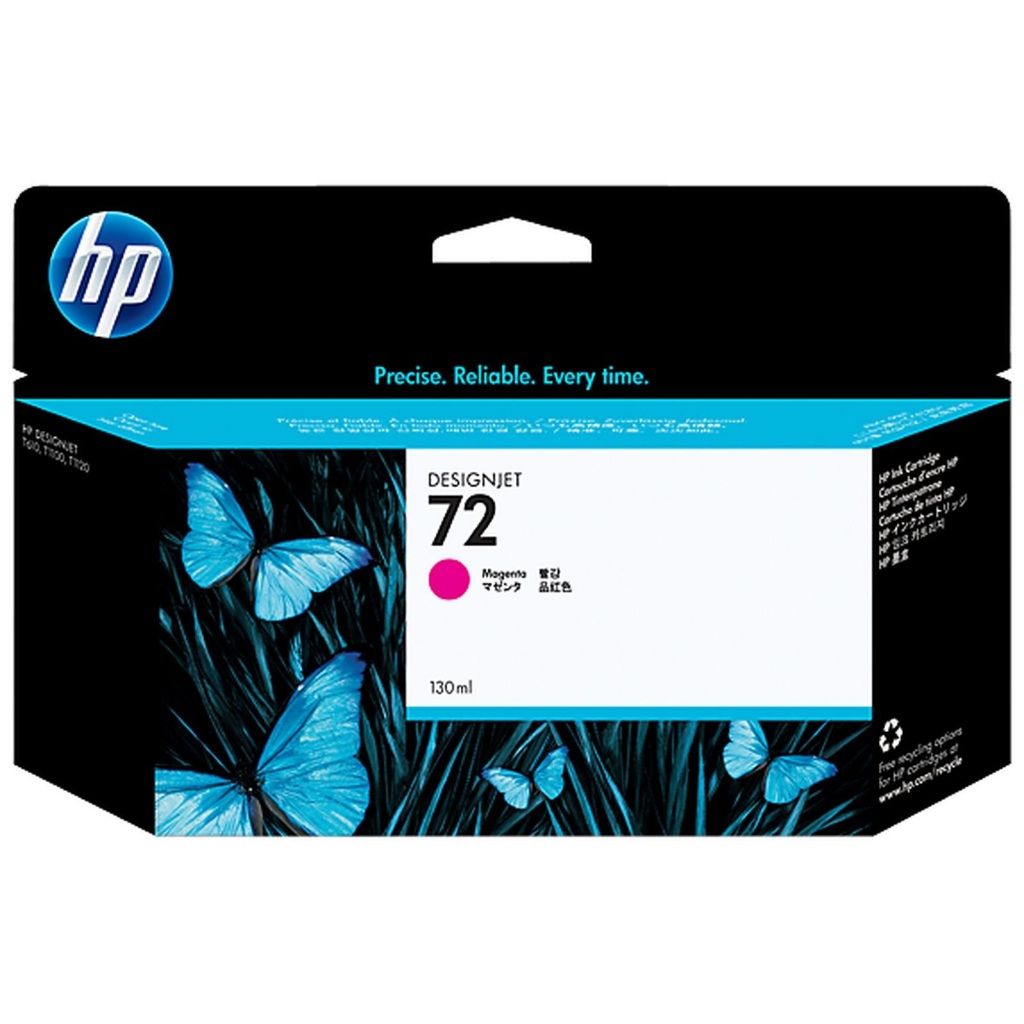 Tinta HP 72 Magenta Original Ink Cartridge (C9372A) Printer T610 T620 T770 T790 T795 T1100 T1100 MFP
