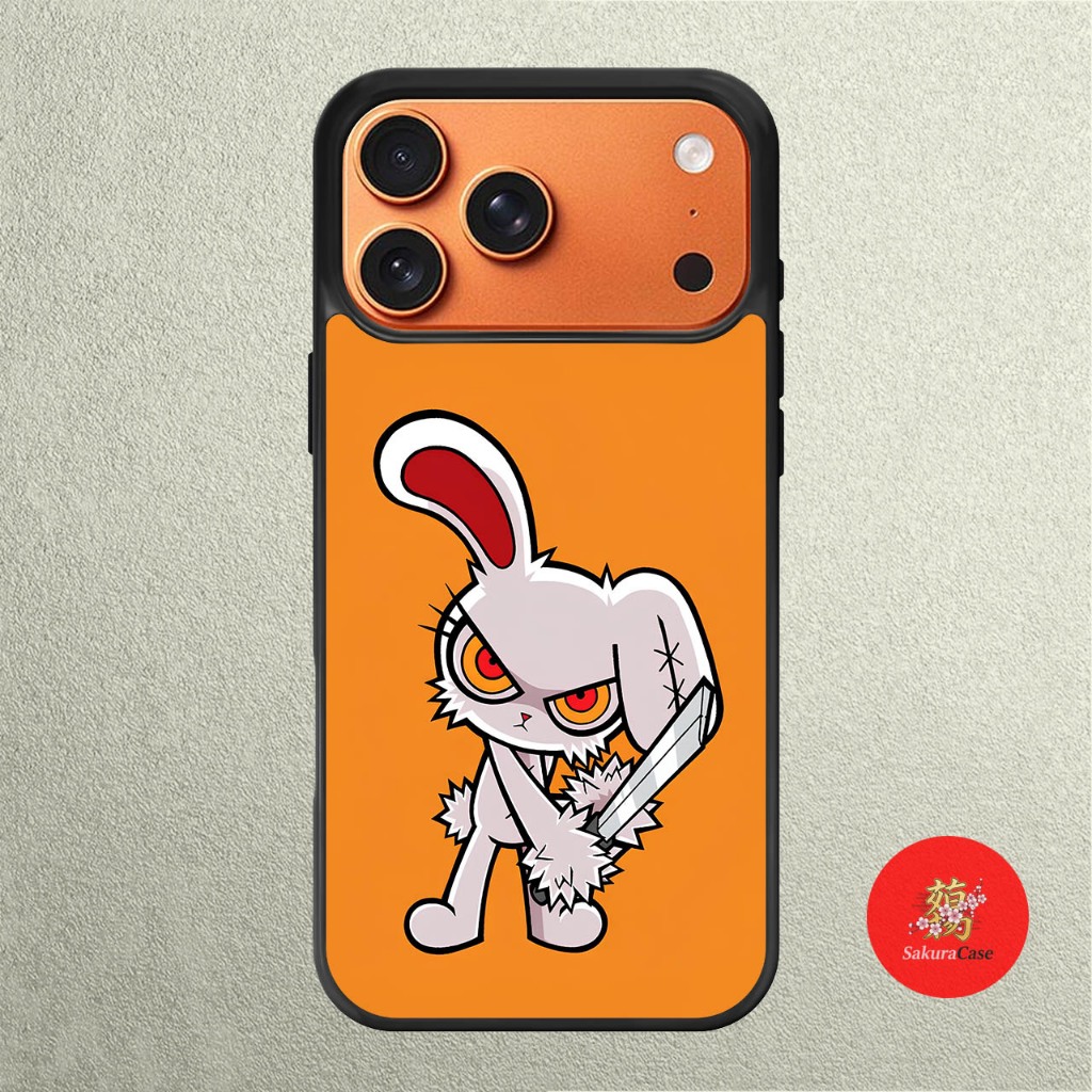 iPhone Case 17 16 15 14 13 12 11 X XR Xs 8 7 6 5 Plus Pro Max Air Softcase Bloody Bunny