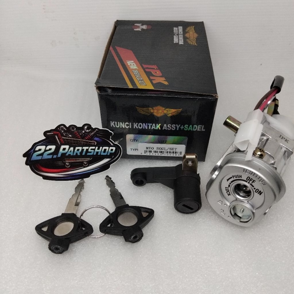 Kunci Kontak Assy YAMAHA MIO SOUL KARBU - Kunci Kontak Komplit + Jok MIO SOUL Karbu